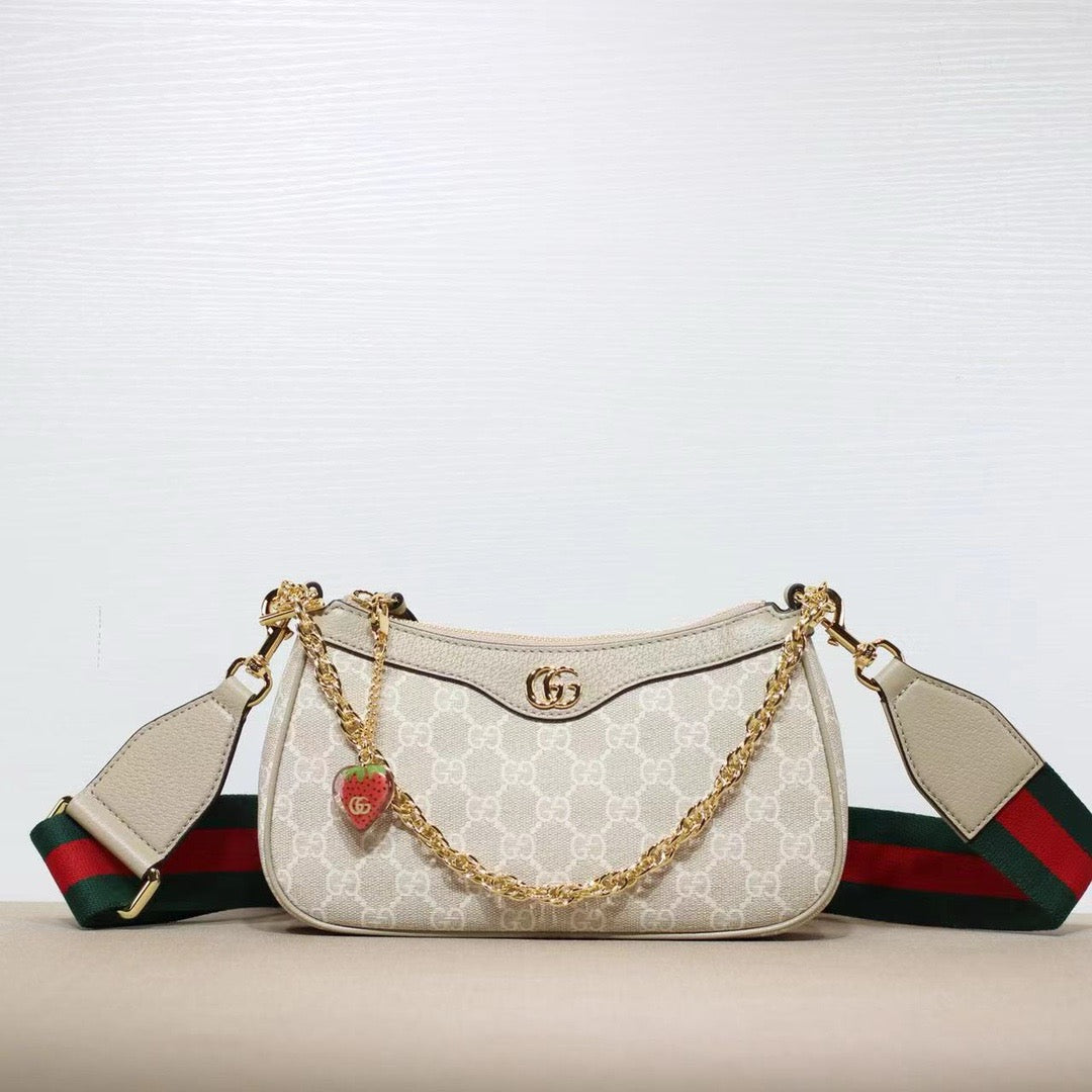 Strawberry Classic Print Crossbody
