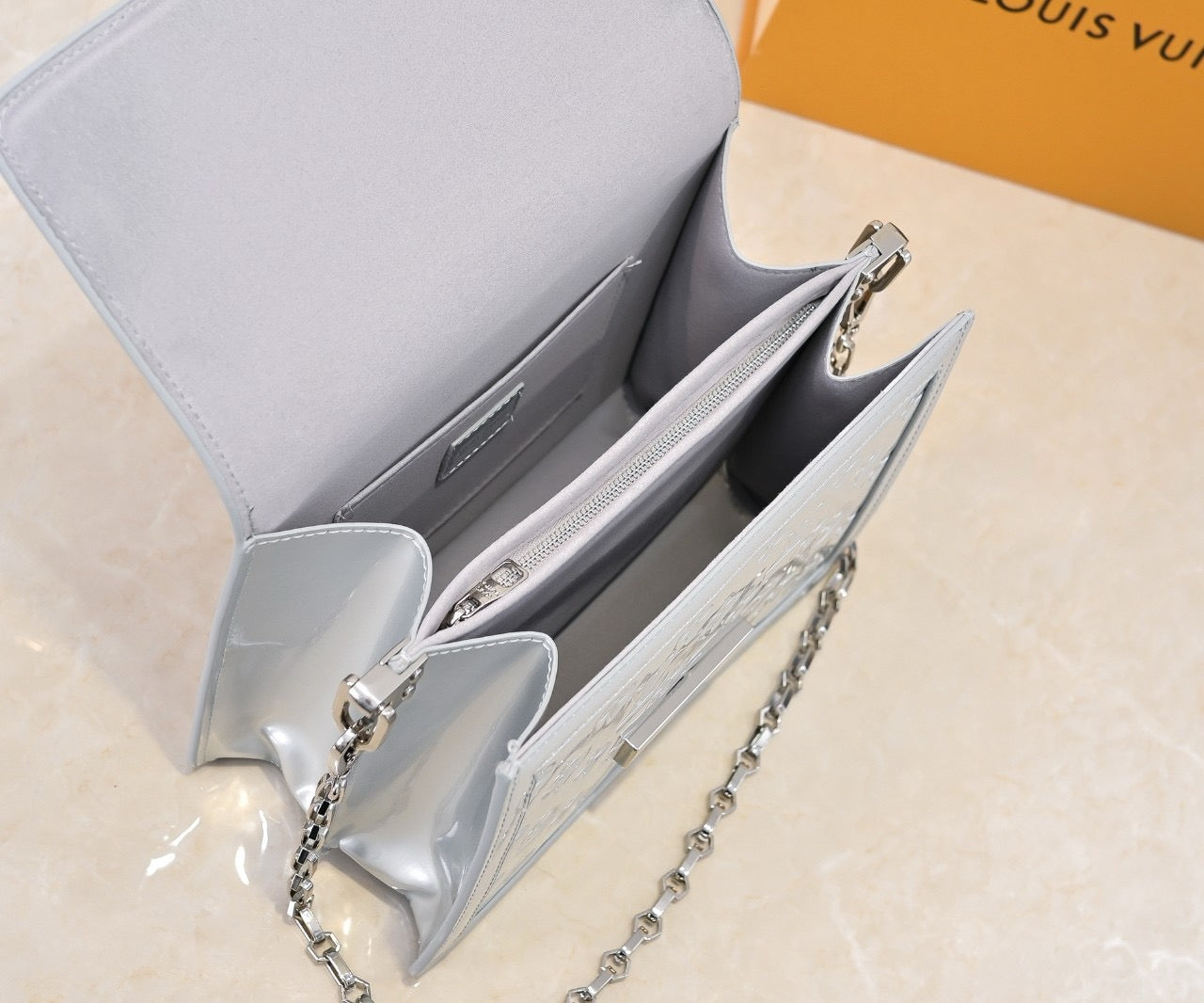 Silver Shoulder Bag