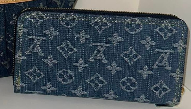 Denim Large Wallet