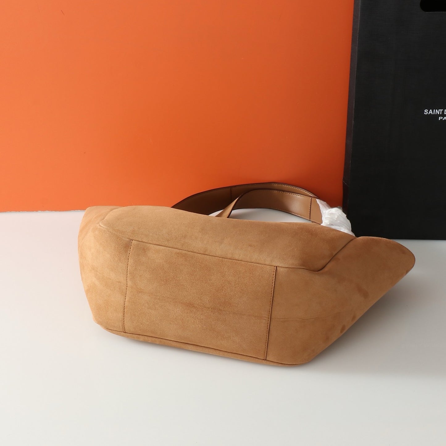 Suede Bucket Bag