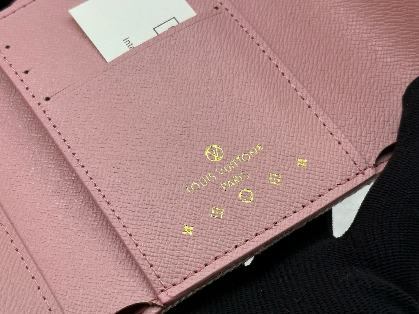 Pink Denim Small Wallet