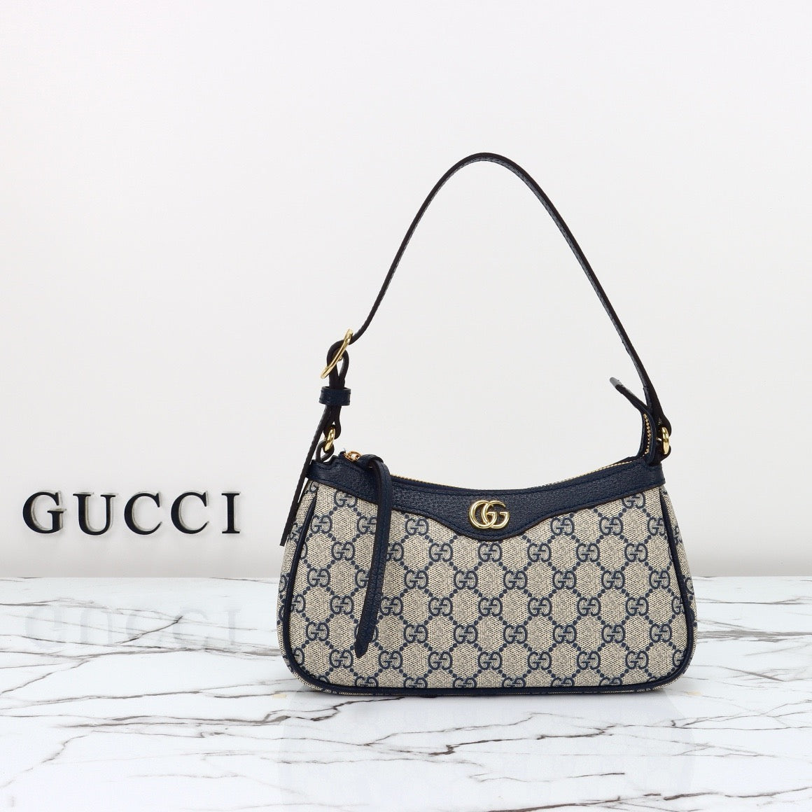 Classic Print Shoulder Bag
