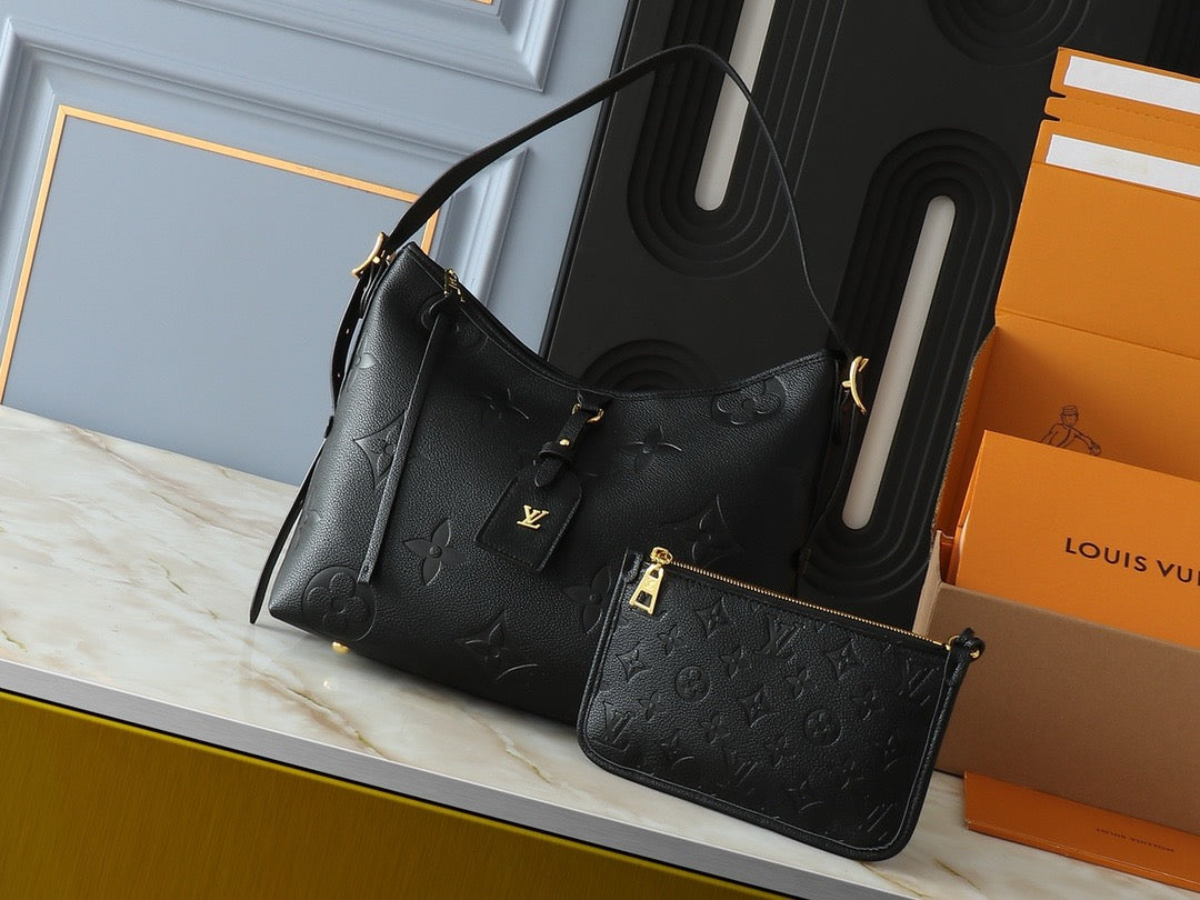 Black embossed Carryall