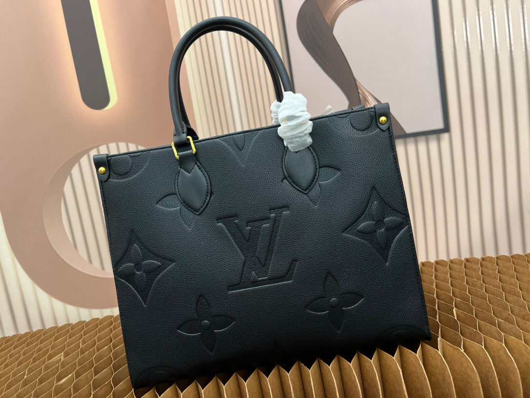 Black Embossed MM OTG