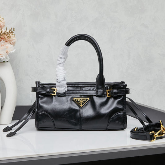 Black Leather Purse