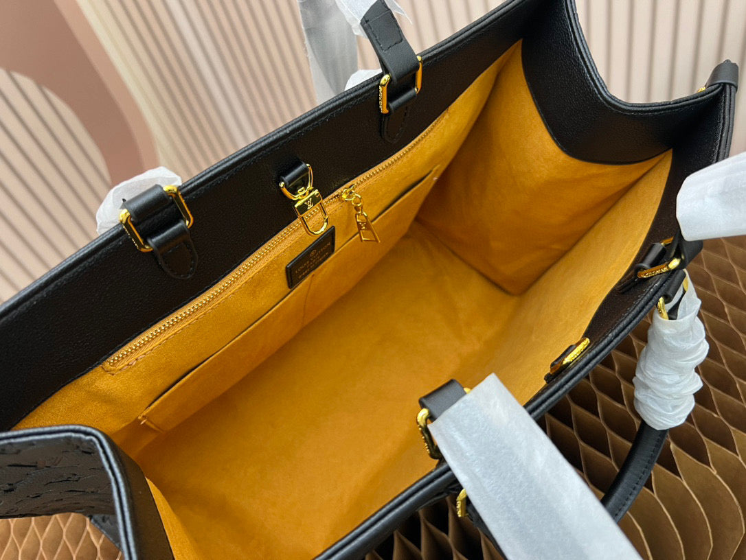 Black Embossed MM OTG