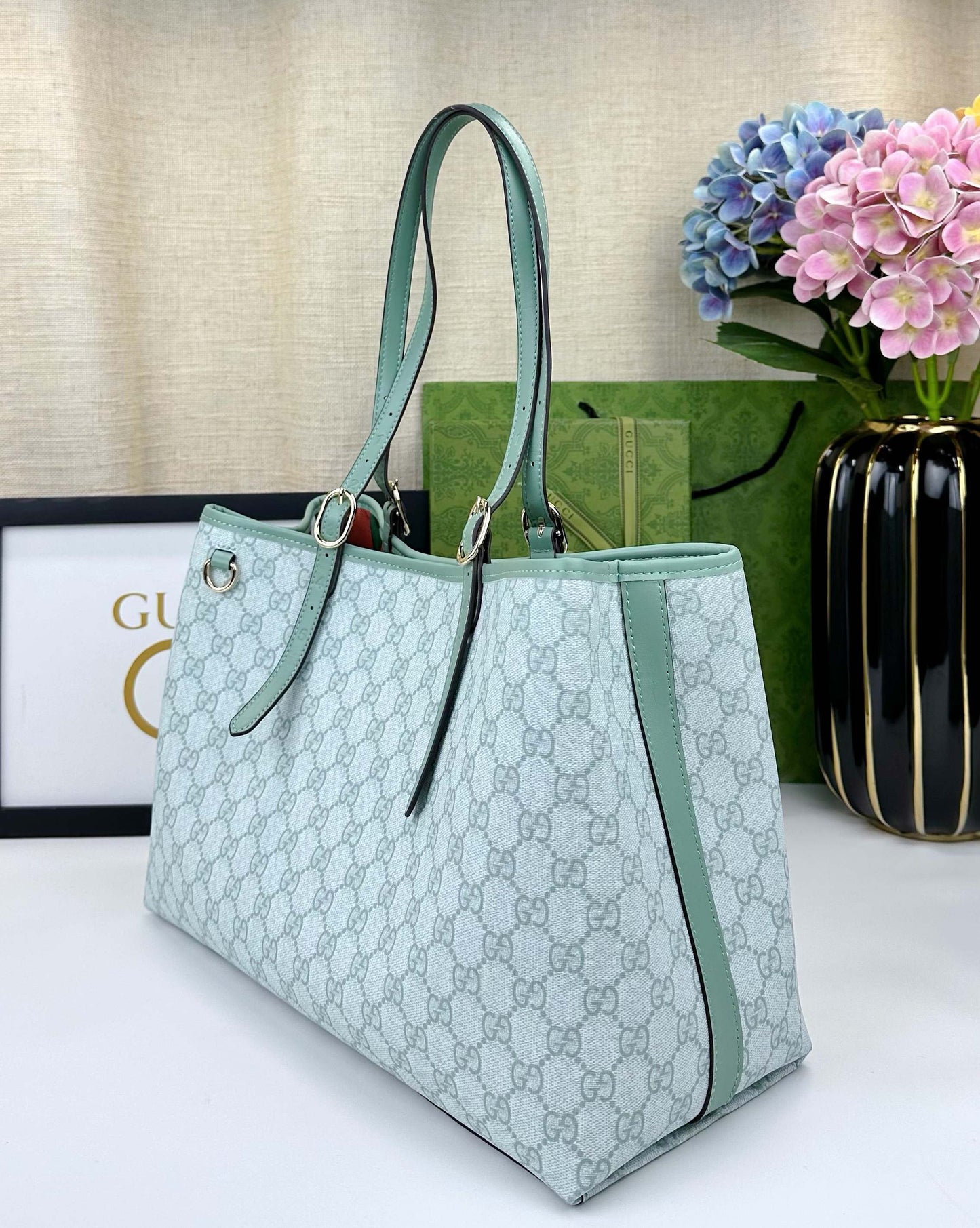 Green Large Shoulder Bag
