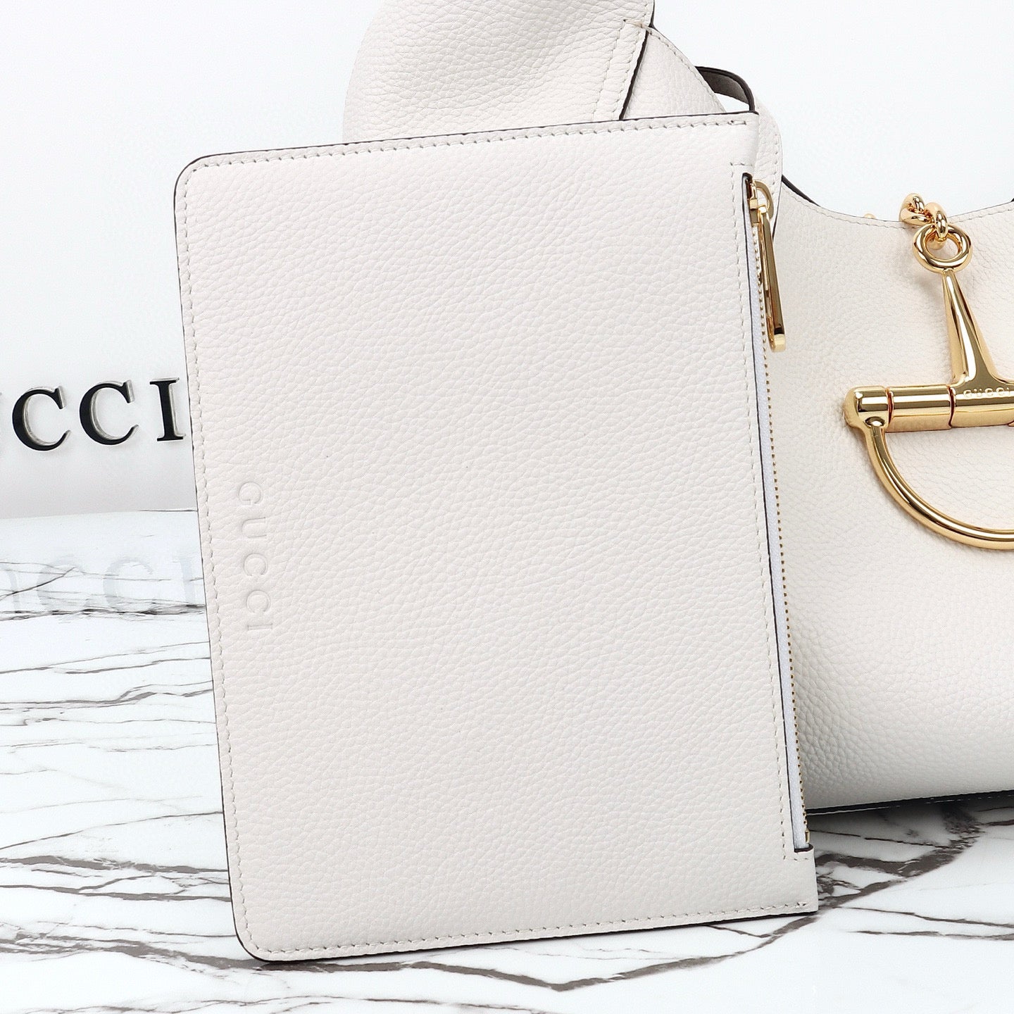 White Softbit Maxi Shoulder Bag