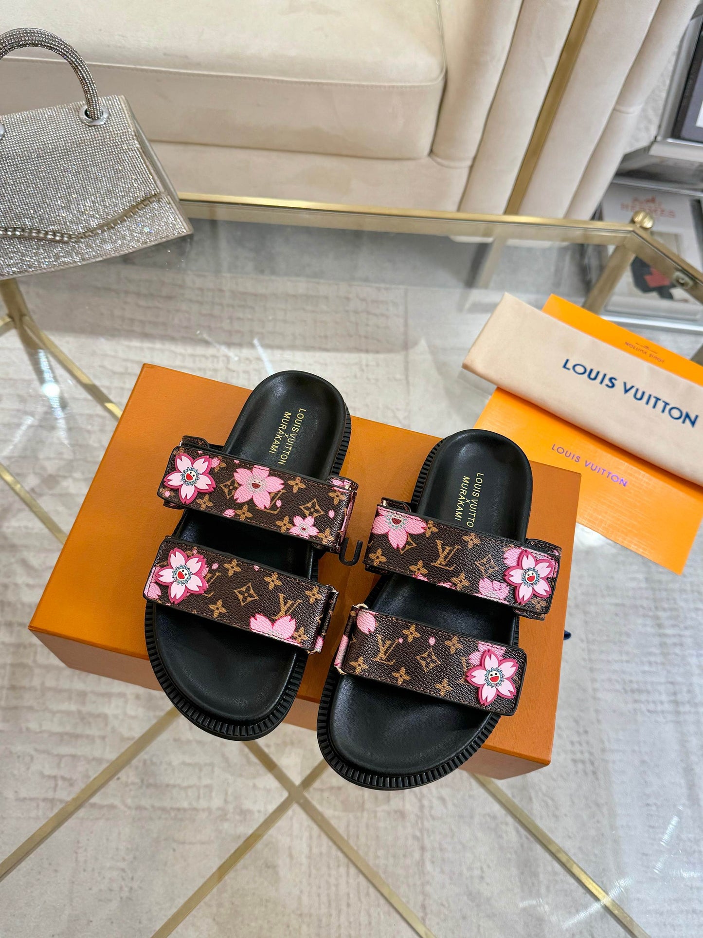 Cherry Blossom Dad Sandals