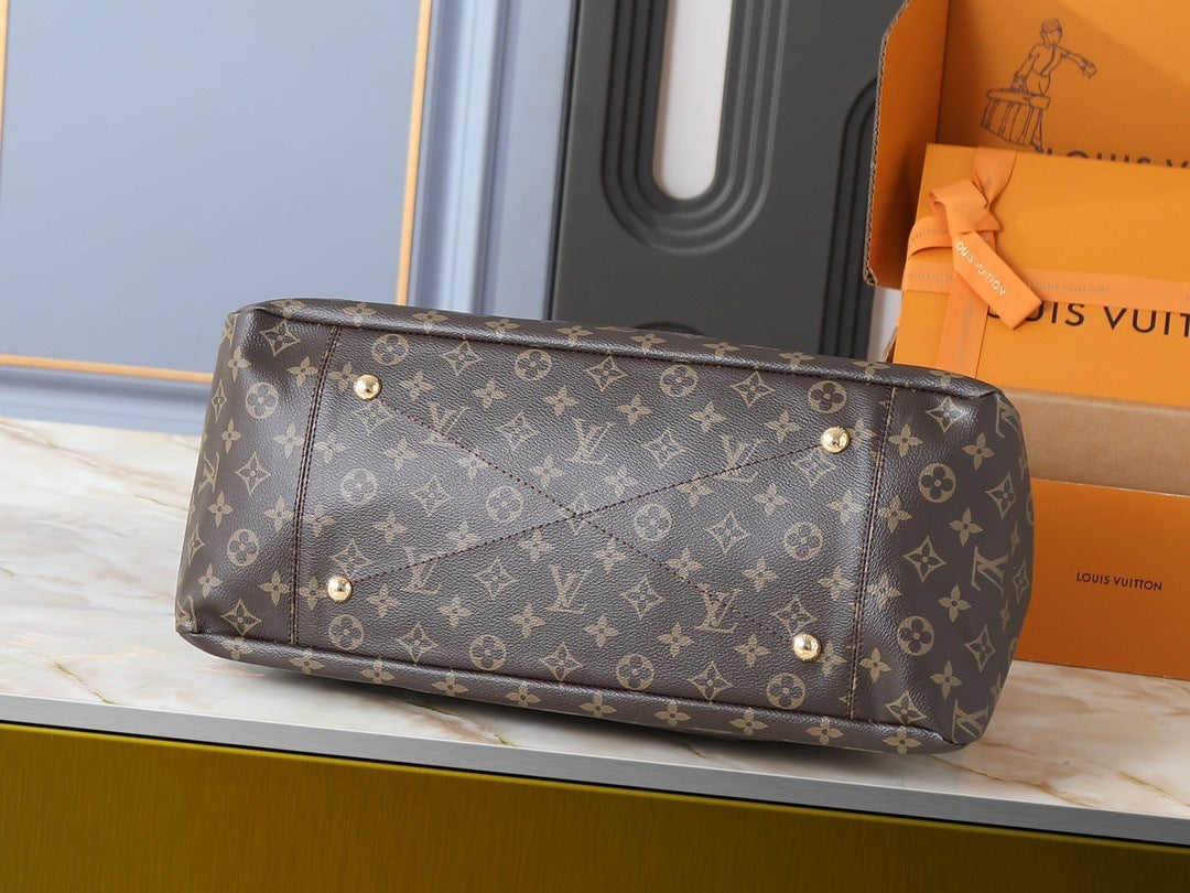 Brown Mono Artsy Bag