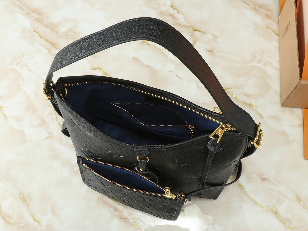 Black embossed Carryall