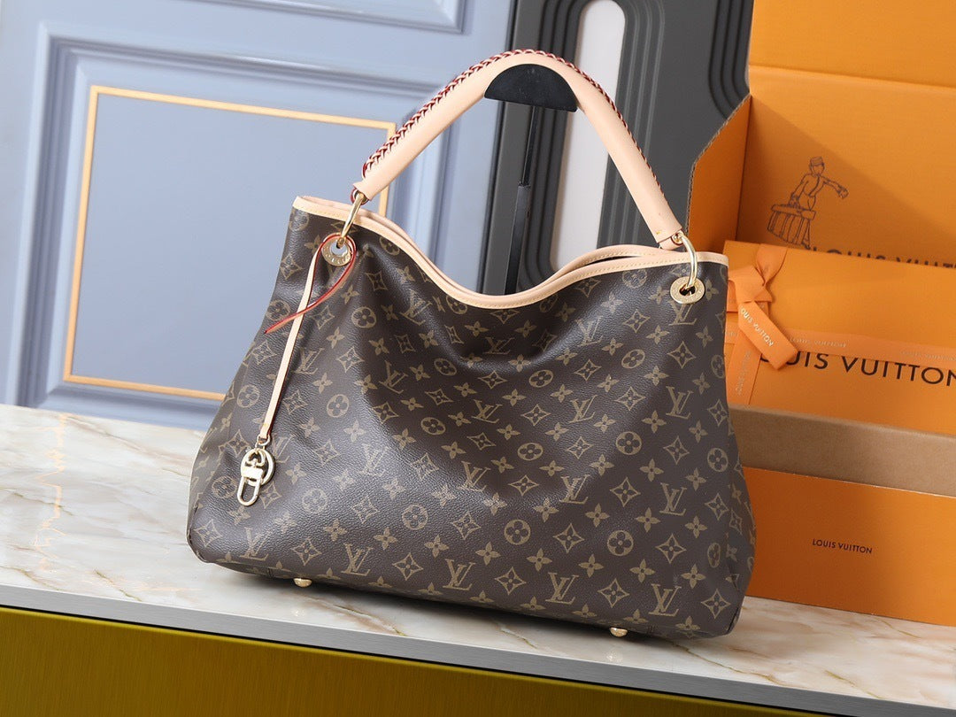 Brown Mono Artsy Bag