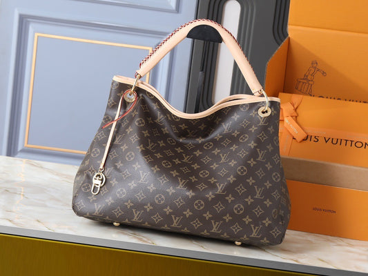 Brown Mono Artsy Bag
