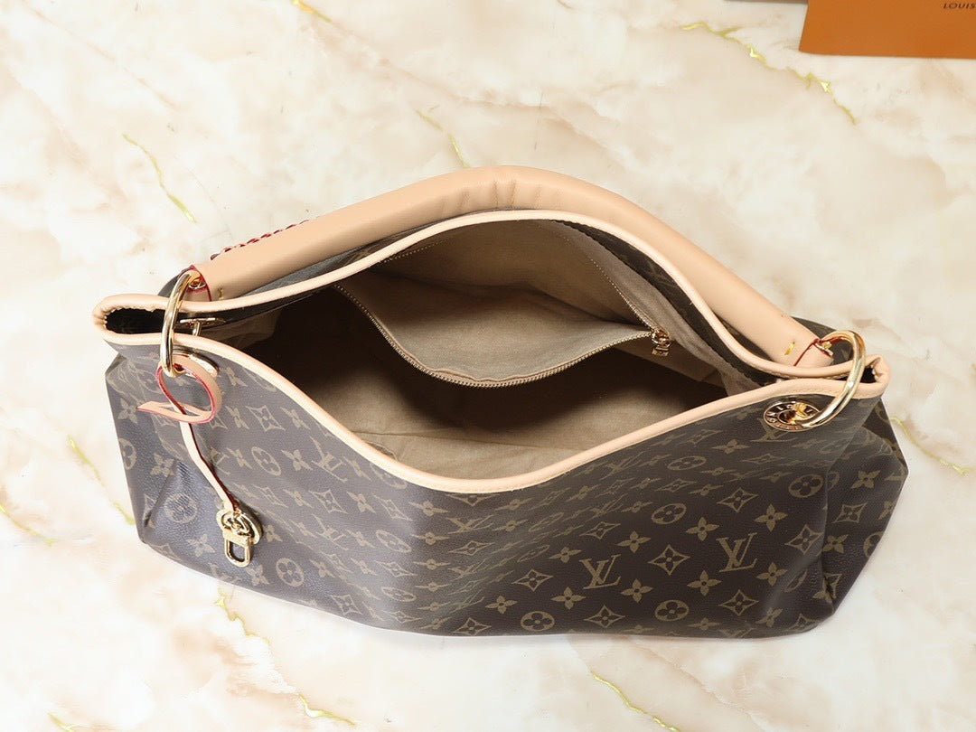Brown Mono Artsy Bag