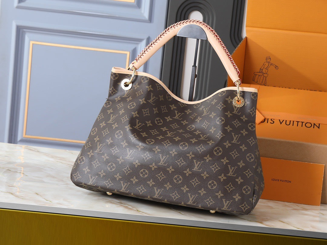 Brown Mono Artsy Bag