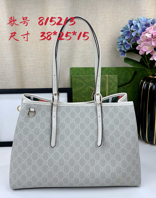 White Large Shoulder Bag