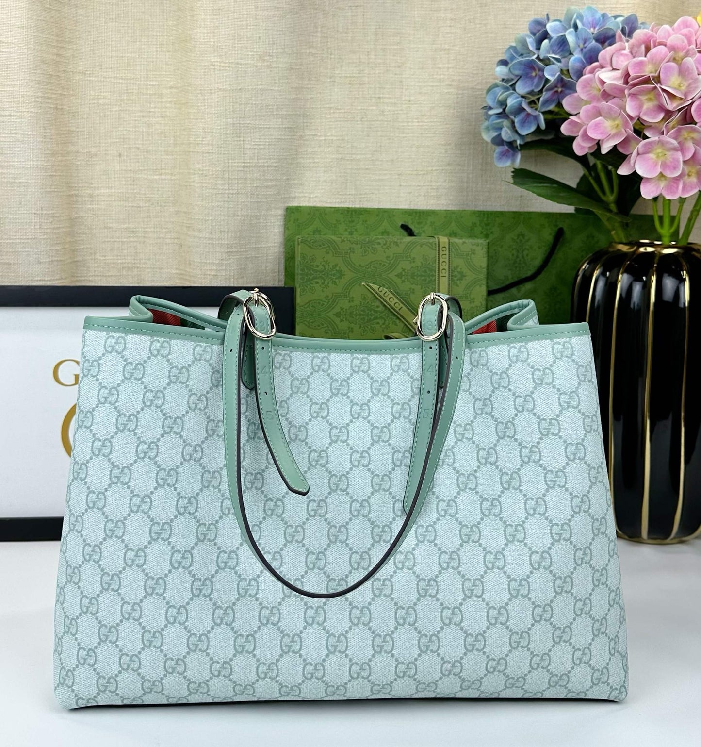 Green Large Shoulder Bag