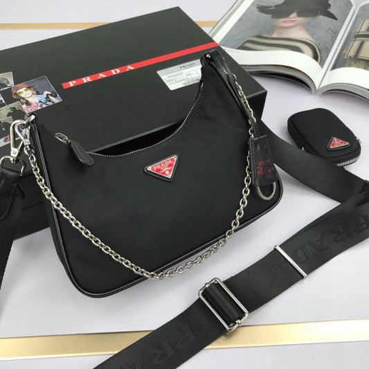 Black and Red Crossbody
