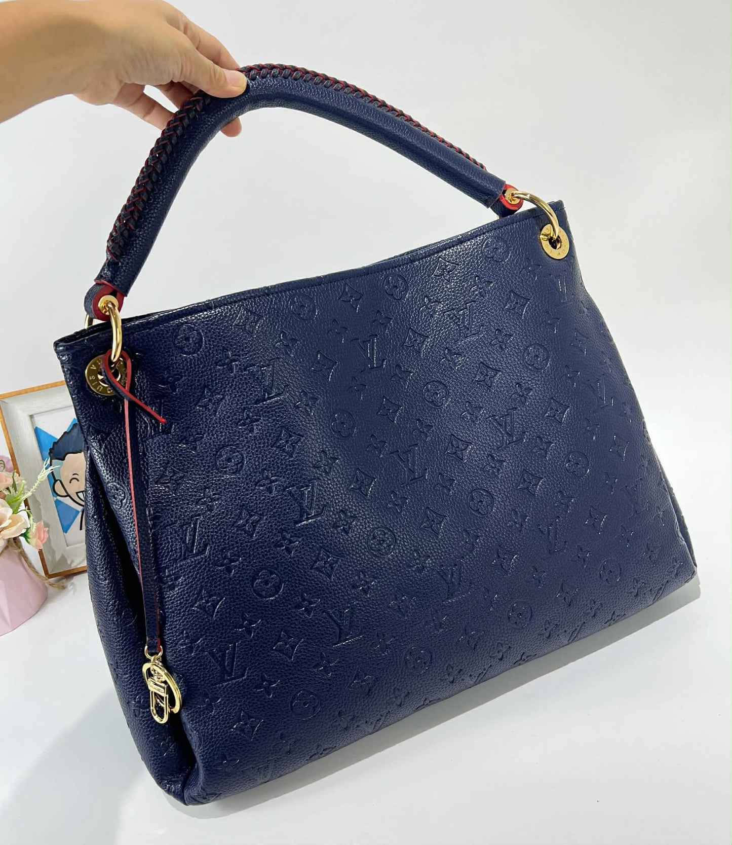 Navy Blue Artsy Bag