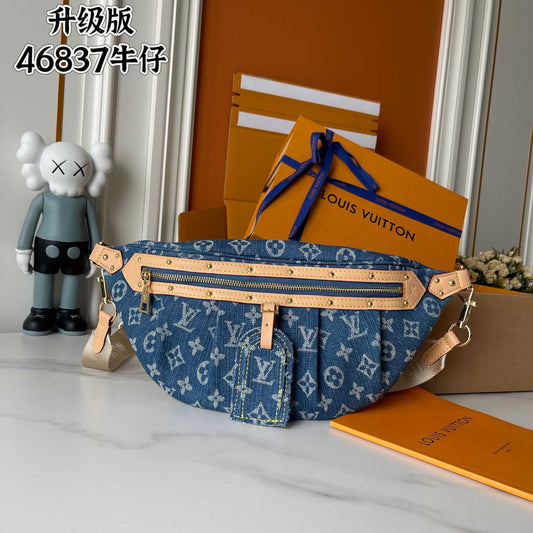 Dark Wash Denim Fanny