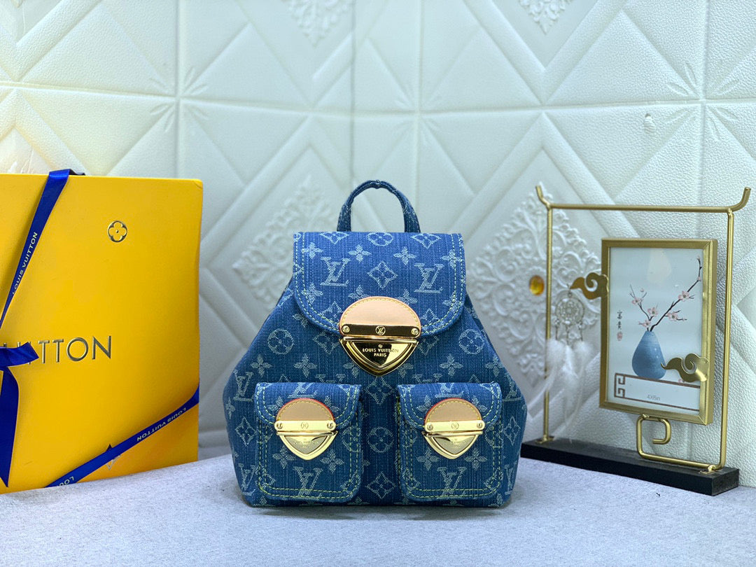 Denim Backpack