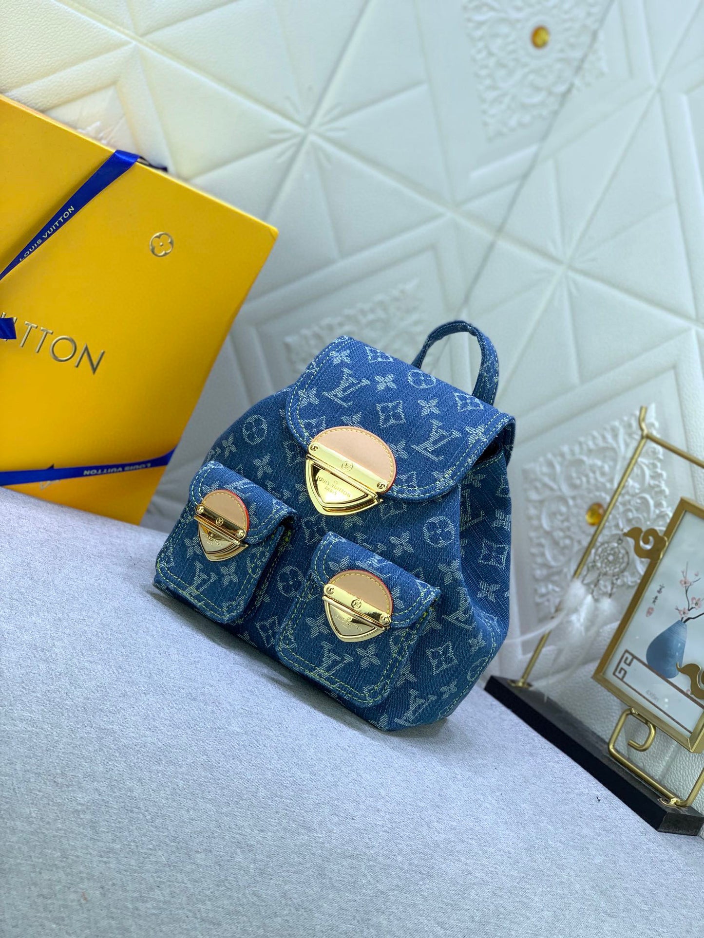 Denim Backpack