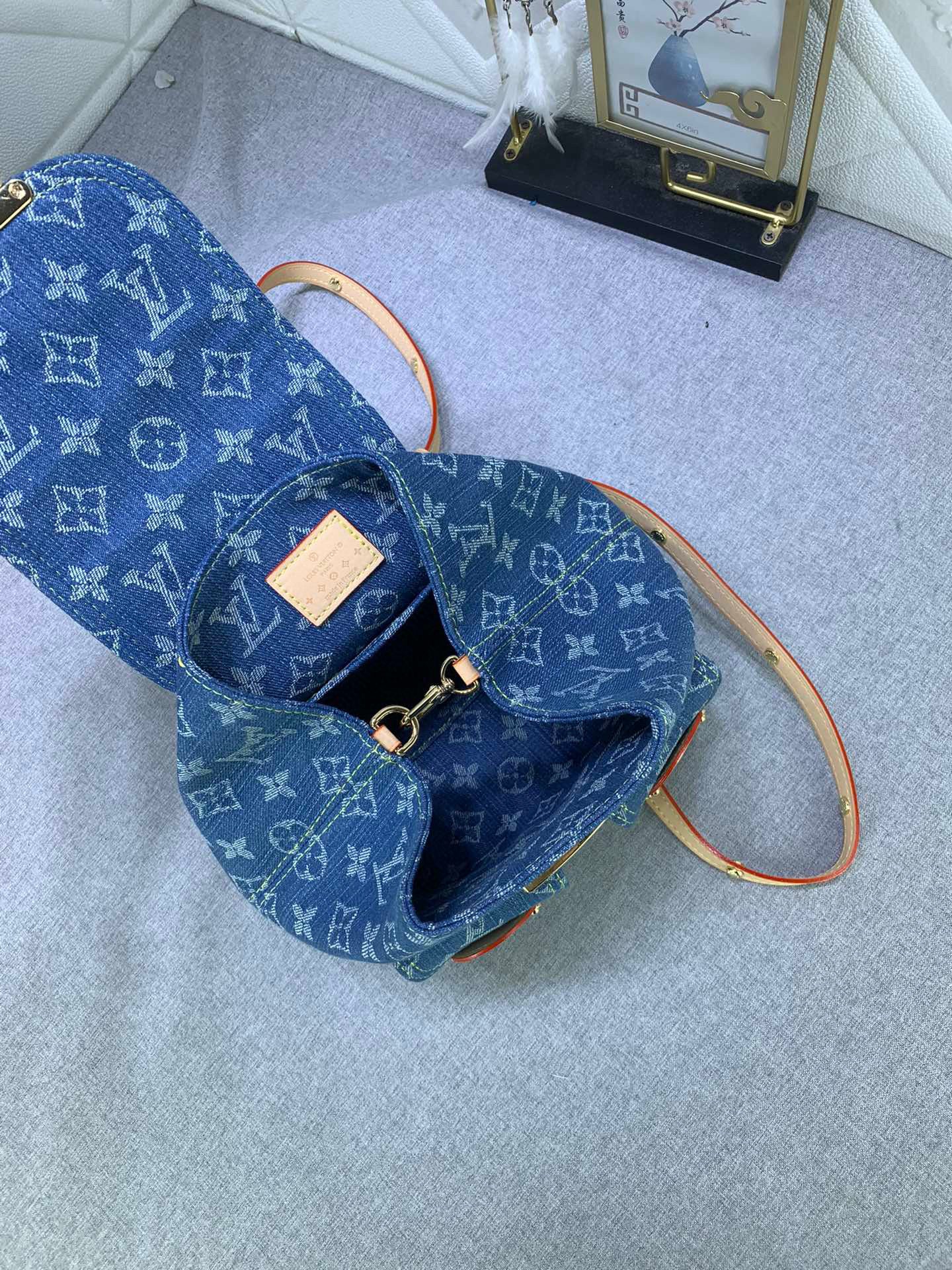 Denim Backpack