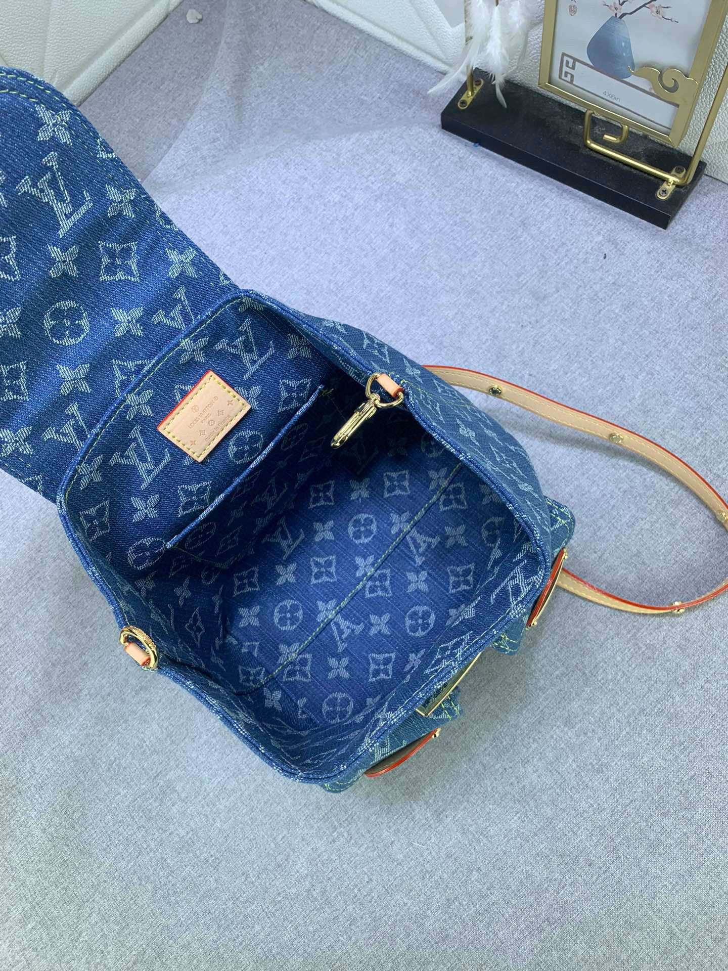 Denim Backpack