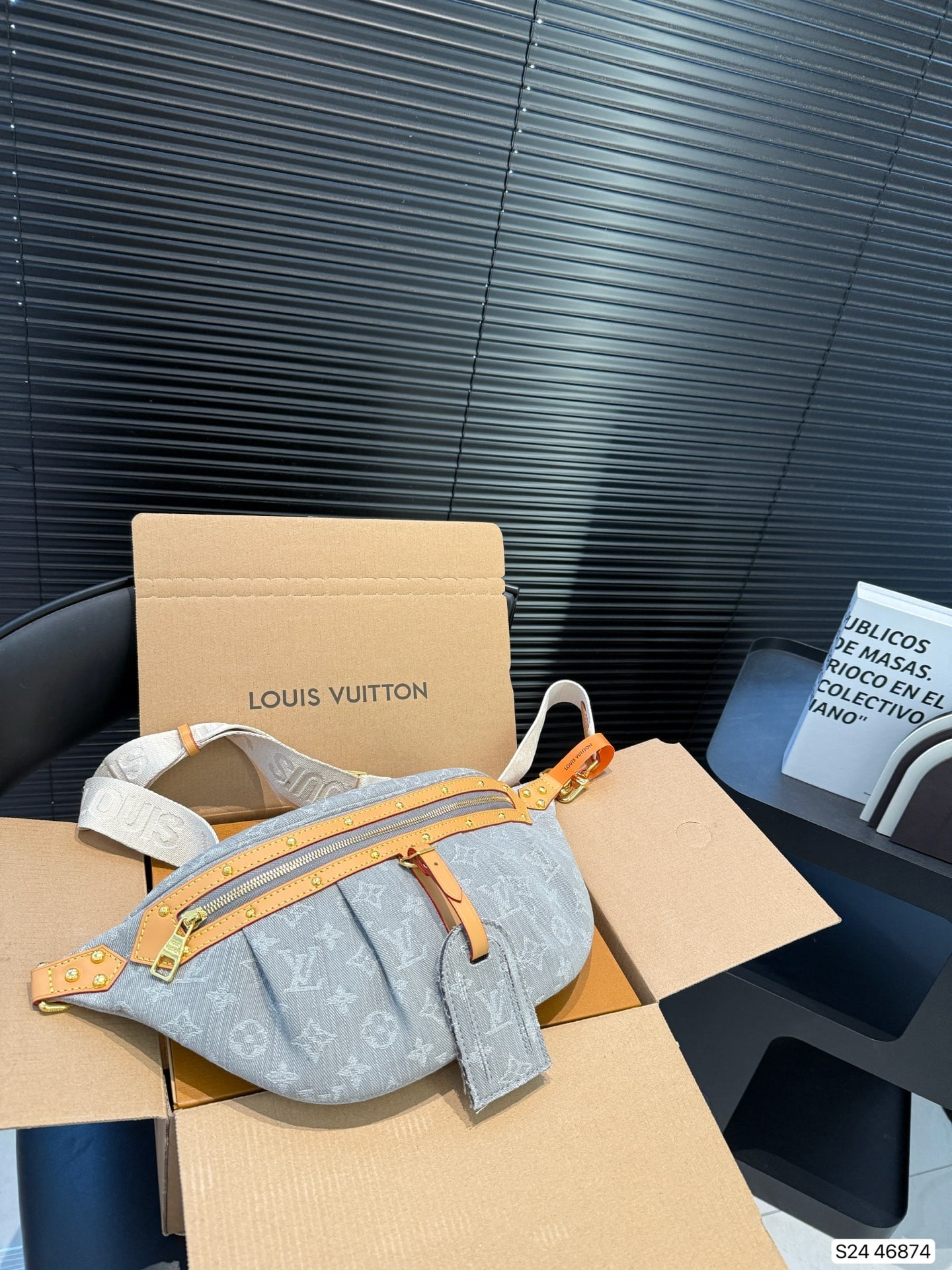 Grey Denim Fanny