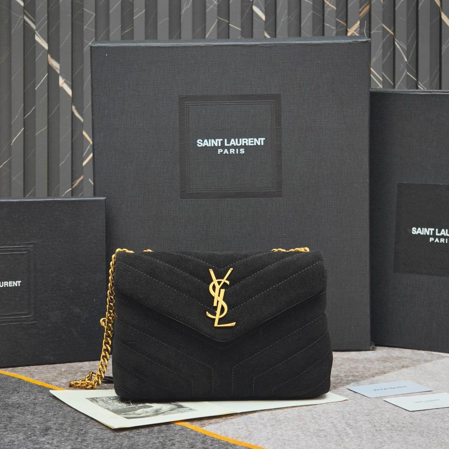 Black Velvet Shoulder Bag