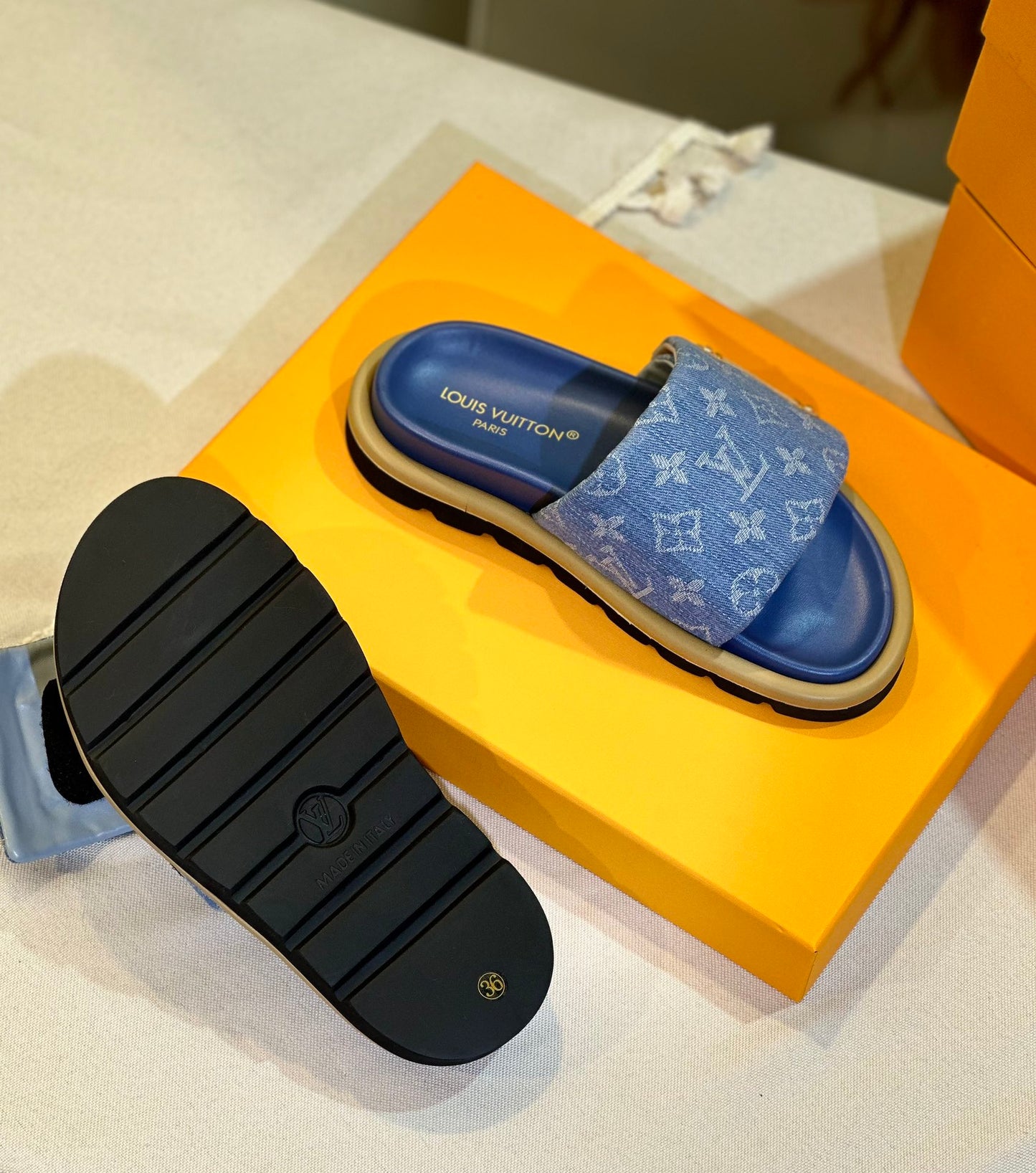 Denim Slides