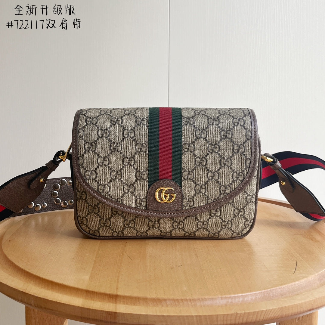 Classic Print Flap Crossbody