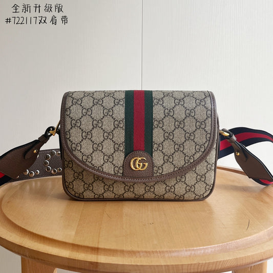 Classic Print Flap Crossbody