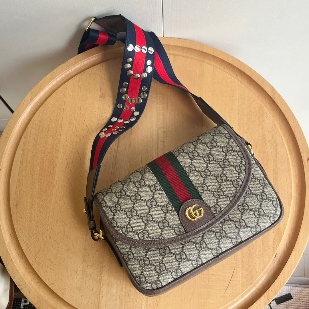 Classic Print Flap Crossbody